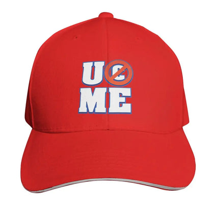 Yellow Wrestling john Cena White Custom Baseball Caps