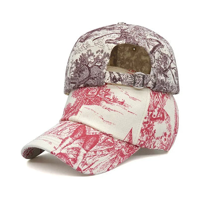 Spring/Summer Fashion Print Baseball Hat