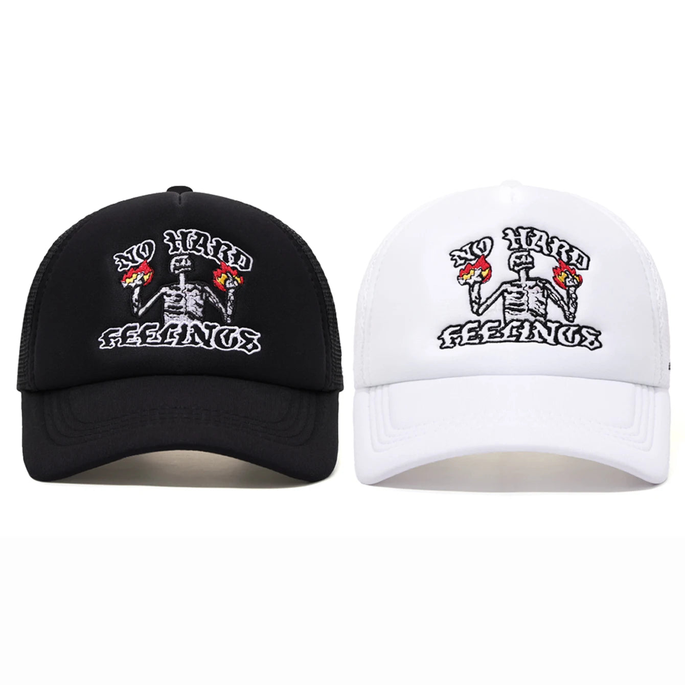 Halloween Trendy Embroidered Breathable Truck Hat