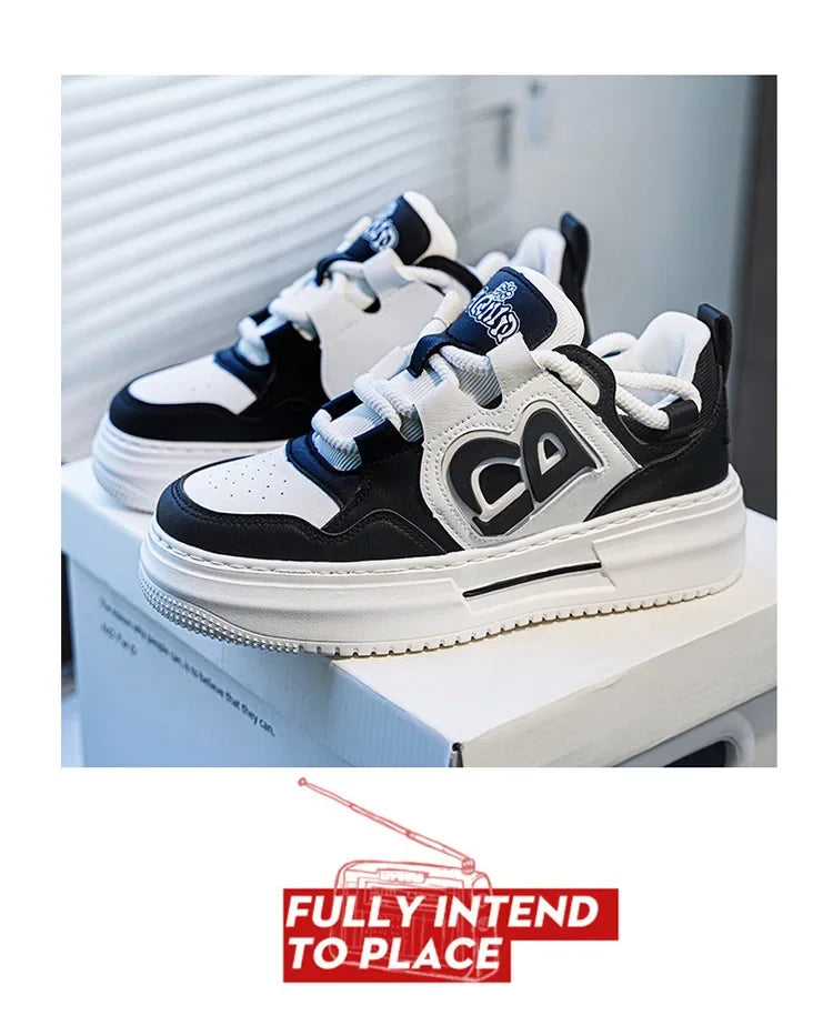 Casual Board Shoes Thick Bottom Trendy Footwear