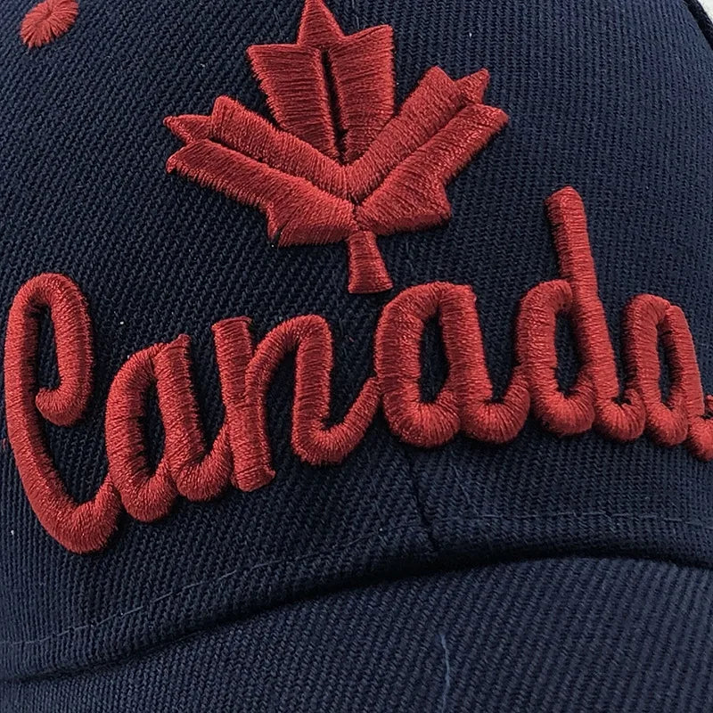 New Colors Contrast Canada Embroidered Baseball Cap