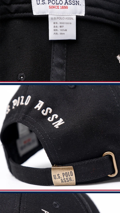 U.S. Polo Assn.100% Cotton Couple Baseball Cap