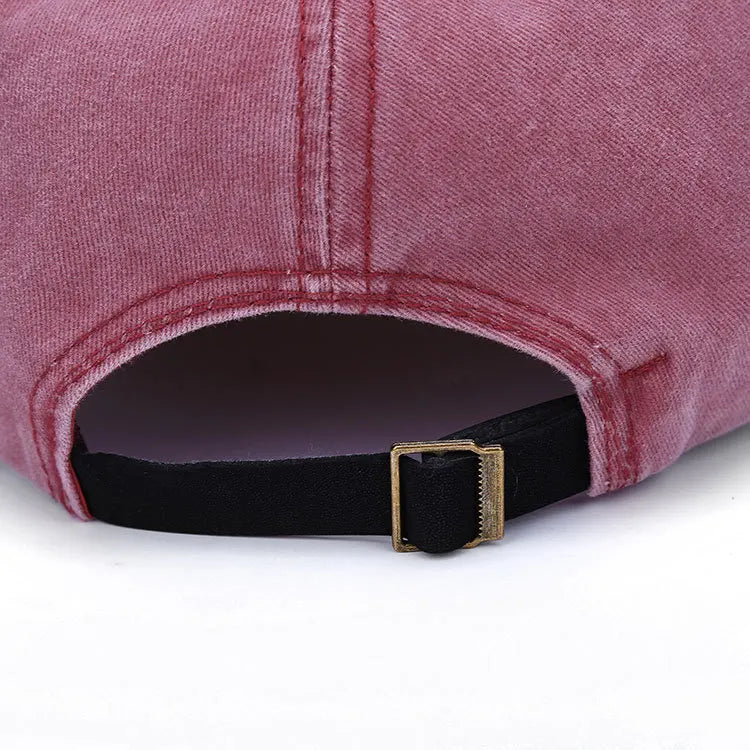 Vintage Style The Pirate Ships Anchor Printing Adjustable Washed Baseball Cap