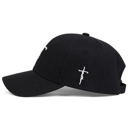 Unisex Letter Cross Embroidery Baseball Caps