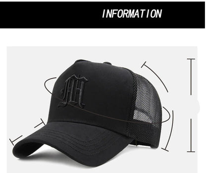 New Hat Men's Summer Thin High Top Baseball Cap