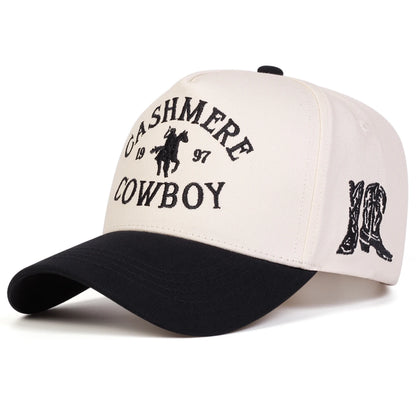 Unisex COWBOY Letter Embroidery Baseball Caps