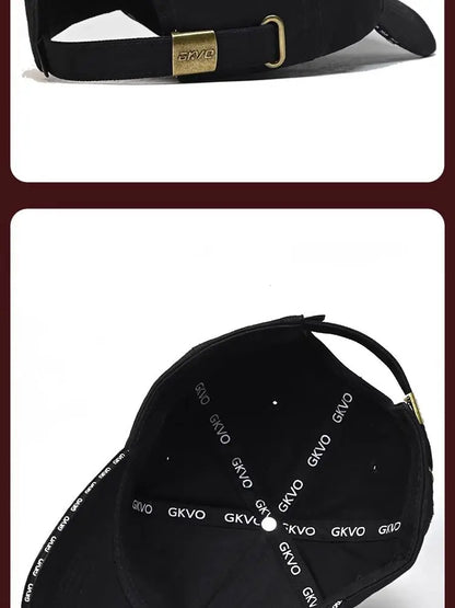 2025 New Four Seasons Tall Crown Men's Big Baseball Cap