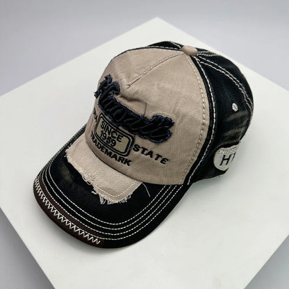 Korean Vintage Washing Men Women Baseball Hats