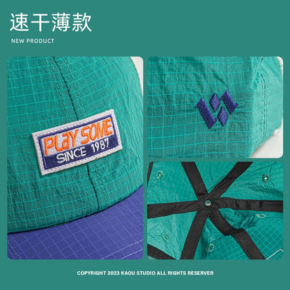 High-quality Contrasting Color Trend Summer Quick-drying Hat