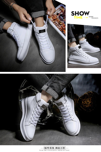 Brand Men's High-top Sneakers