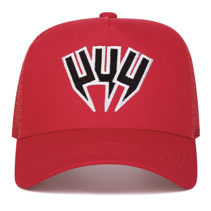 Unisex UUU Letter Embroidery Baseball Net Caps
