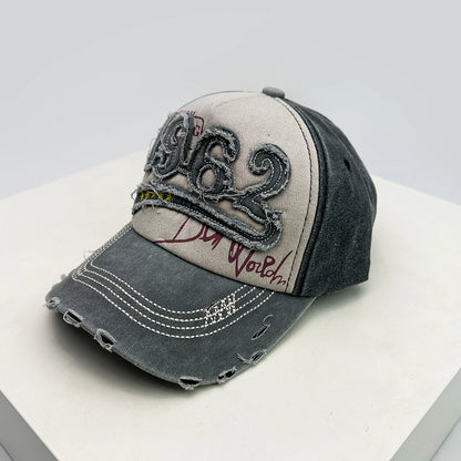 New Unisex PATCH 1962 Letters Broken Style Baseball Hats
