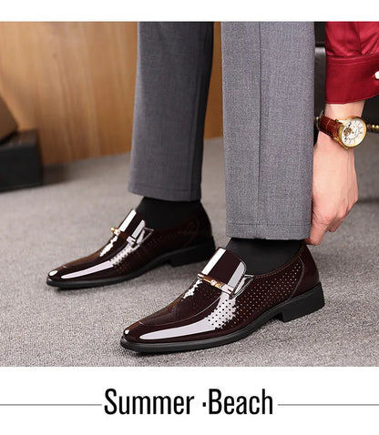 Summer Leather Men's Casual, Business Shoes