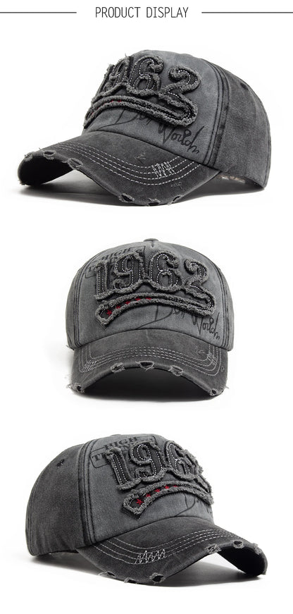 Fashion Vintage Washed Cotton Baseball Cap