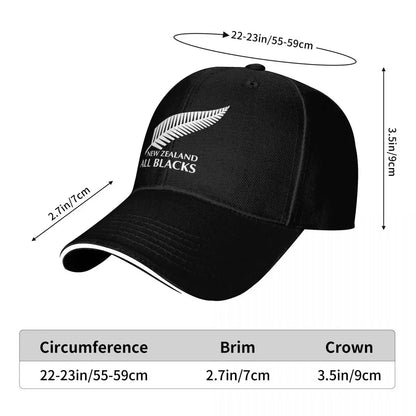 Baseball Caps Rugby New Zealand Graphic Sport Unisex Spring Hats