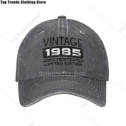 Birthday Gift Vintage 1985 Aged Perfectly Limited Edition Baseball Cap