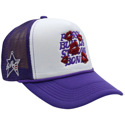American Style Letters Lip Embroidered Baseball Hats