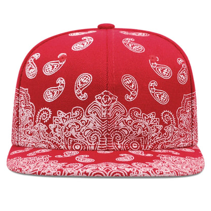 2024 New Fashion Flower Printing Snapback Cap