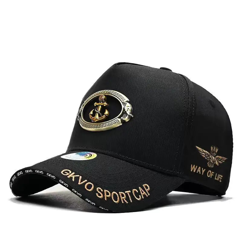2025 New Four Seasons Tall Crown Men's Big Baseball Cap