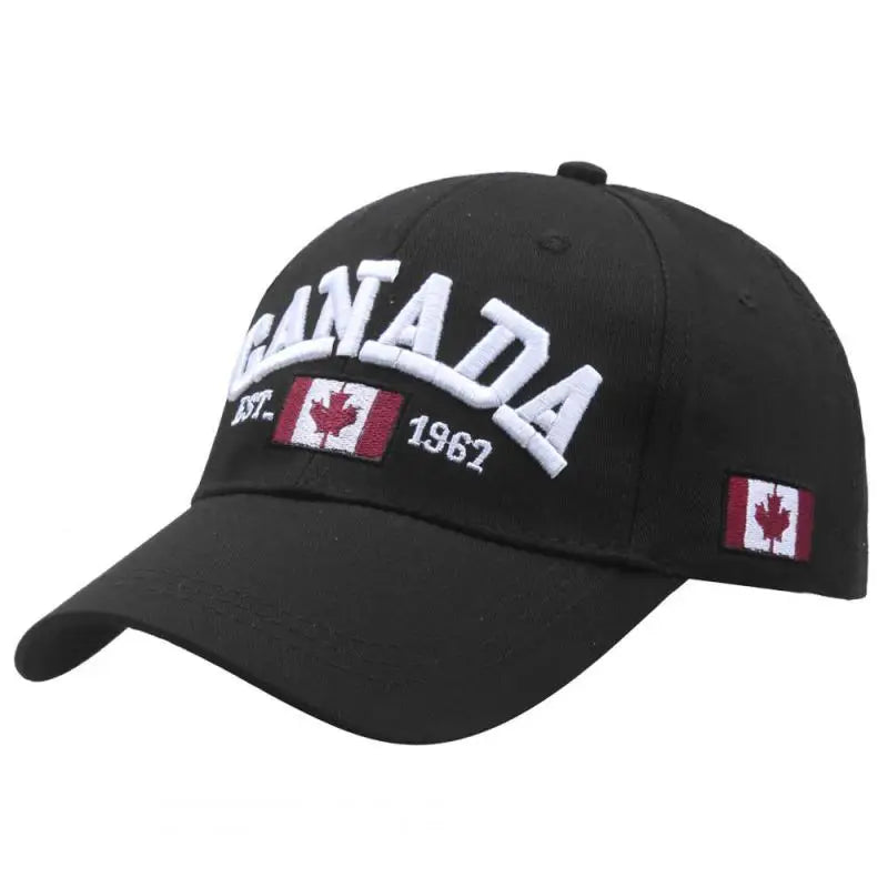 New Colors Contrast Canada Embroidered Baseball Cap