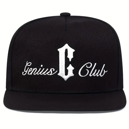Fashion Unisex Letter Side GENIUS CLUB Embroidery Hip-hop Hats