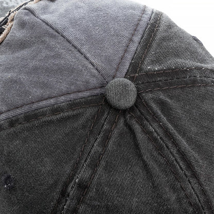 2025 High Quality Washed cowboy letters Cotton Cap