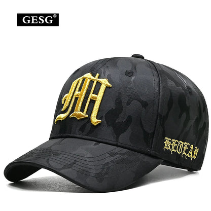 New camouflage embroidered baseball cap