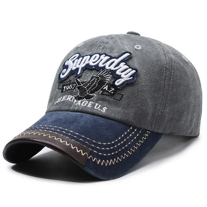 Unisex Sporty Cotton Washed Baseball Cap