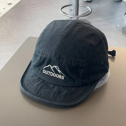 Short Brim Soft Baseball Cap