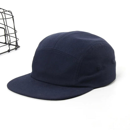 New Washed Cotton 5 Panel Pure Color Baseball Cap