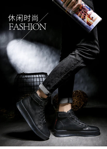 Brand Men's High-top Sneakers