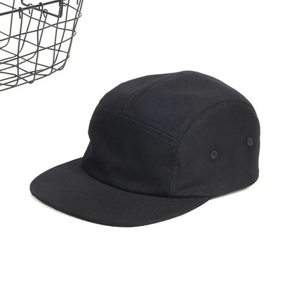 New Washed Cotton 5 Panel Pure Color Baseball Cap