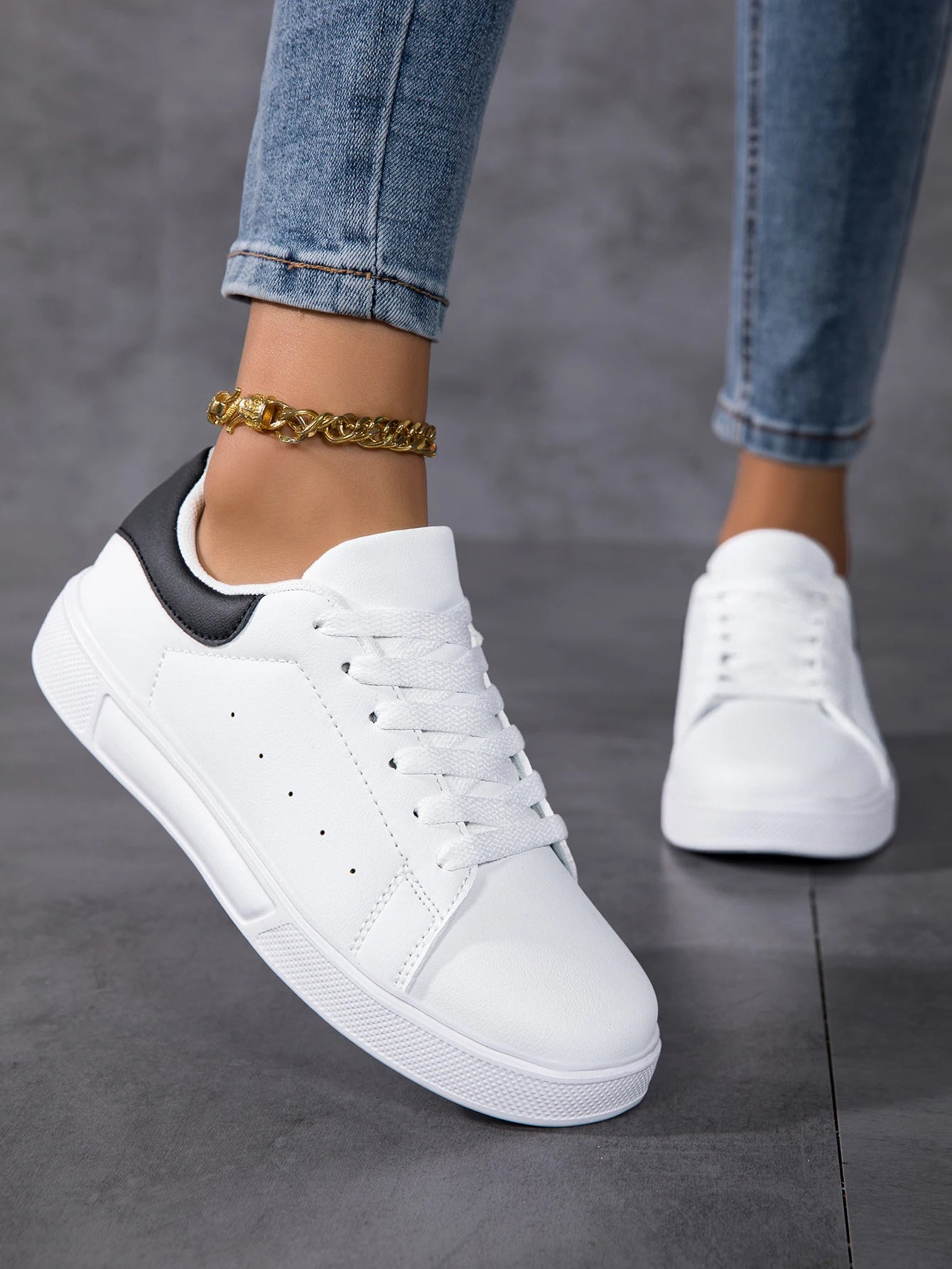 Unisex White Sneakers Men Waterproof Sports Shoes
