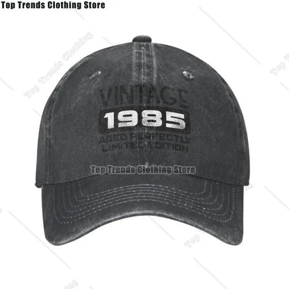Birthday Gift Vintage 1985 Aged Perfectly Limited Edition Baseball Cap