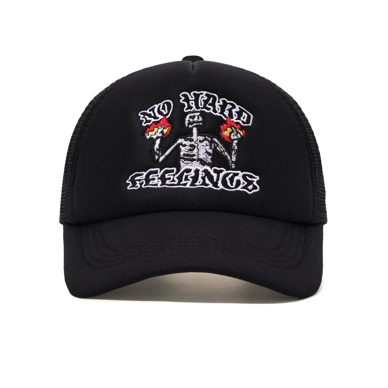 Halloween Trendy Embroidered Breathable Truck Hat