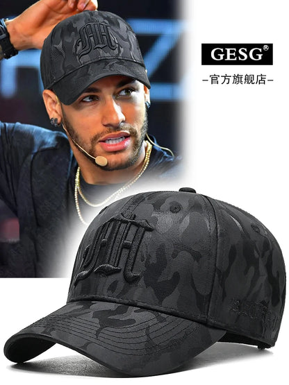New camouflage embroidered baseball cap