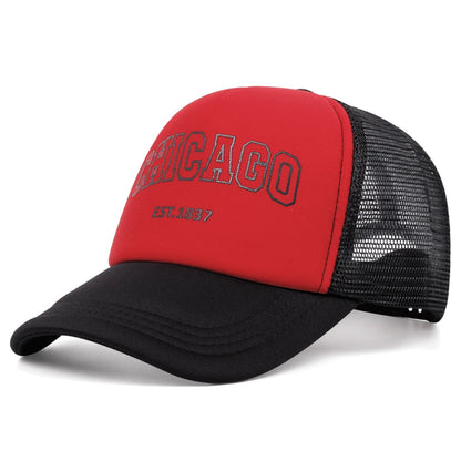 2025 New Korean Chicago Embroidery Baseball Cap