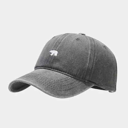 Bear Embroidery Baseball Cap