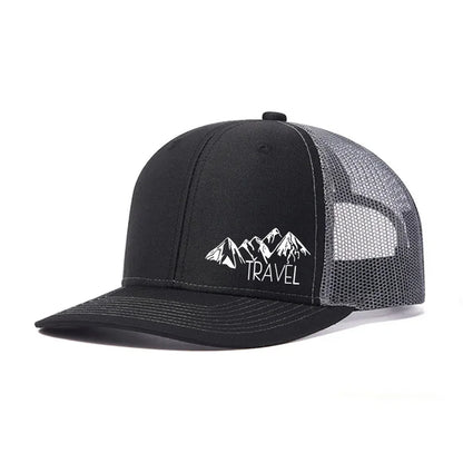 Spring summer Luxury Peak TRAVEL Curved Adult Baseball Cap
