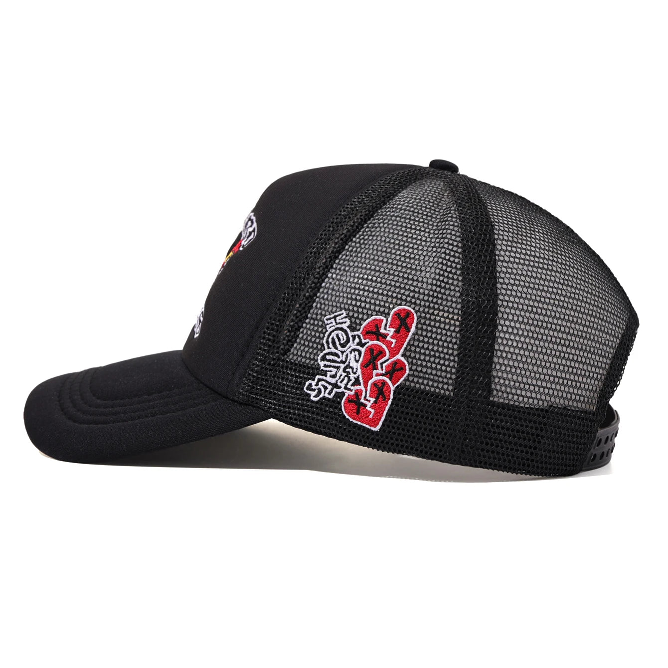 Halloween Trendy Embroidered Breathable Truck Hat