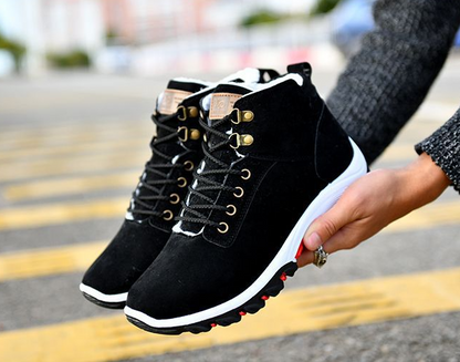 Men's Winter Boots, Warm Plush Casual Shoes