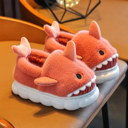 Winter Cute Cartoon Fluffy Thick Bottom Shoes