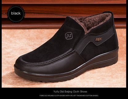 Warm High-Top Cotton Shoes for Men - Winter Style