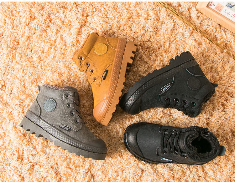 Children's Winter Cotton Martin Shoes