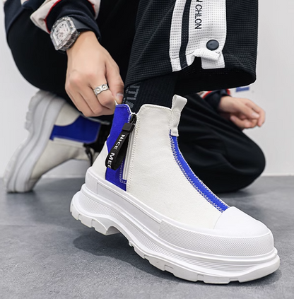 Trendy High-Top Casual Shoes for Men (Autumn/Winter)