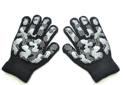 Children's Winter Knitted Gloves for Outdoor Sports