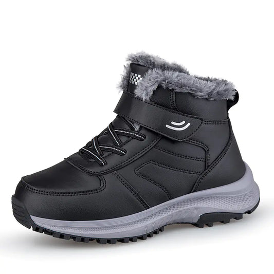 Warm Plush Non-Slip Winter Shoes for Elderly Women