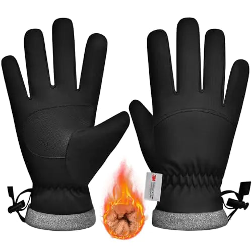 Odtmger Winter Gloves for Men or Women Cold Weather Gloves for Running Cycling Hiking Snow Warm Gloves Thinsulate Warm Gloves