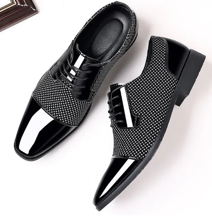 Men's Winter Leather Wedding Formal Shoes